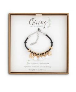 Demdaco Giving Collection Bracelet- Heart Inspirational