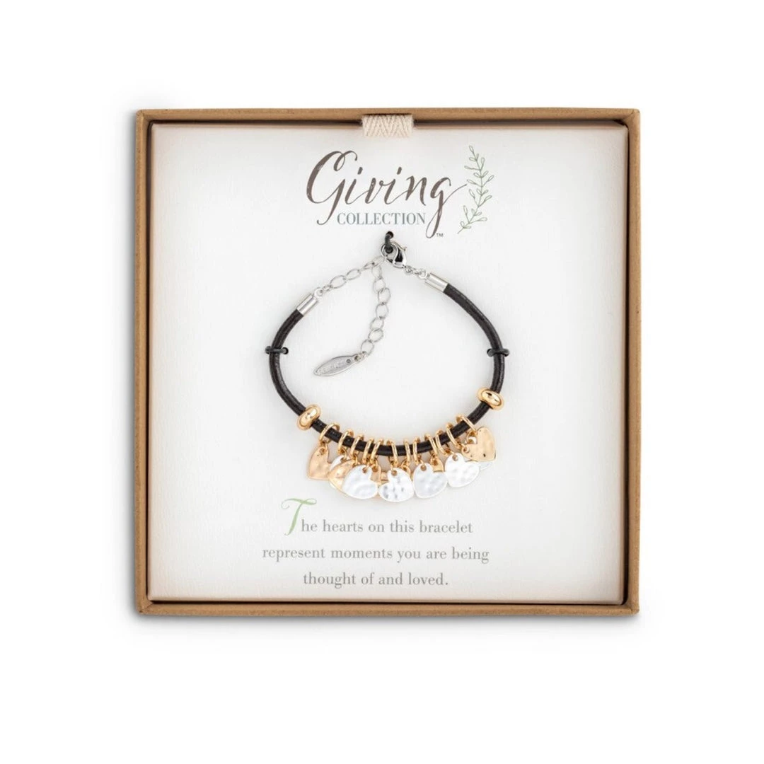 Demdaco Giving Collection Bracelet- Heart Inspirational 1 Demdaco Giving Collection Bracelet- Heart Inspirational