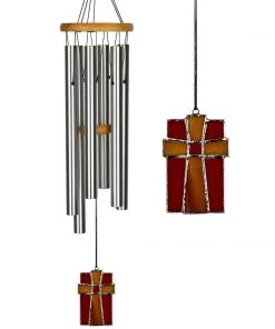 Woodstock Amazing Grace Stained Glass Chime Garden