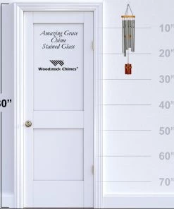 Woodstock Amazing Grace Stained Glass Chime Garden