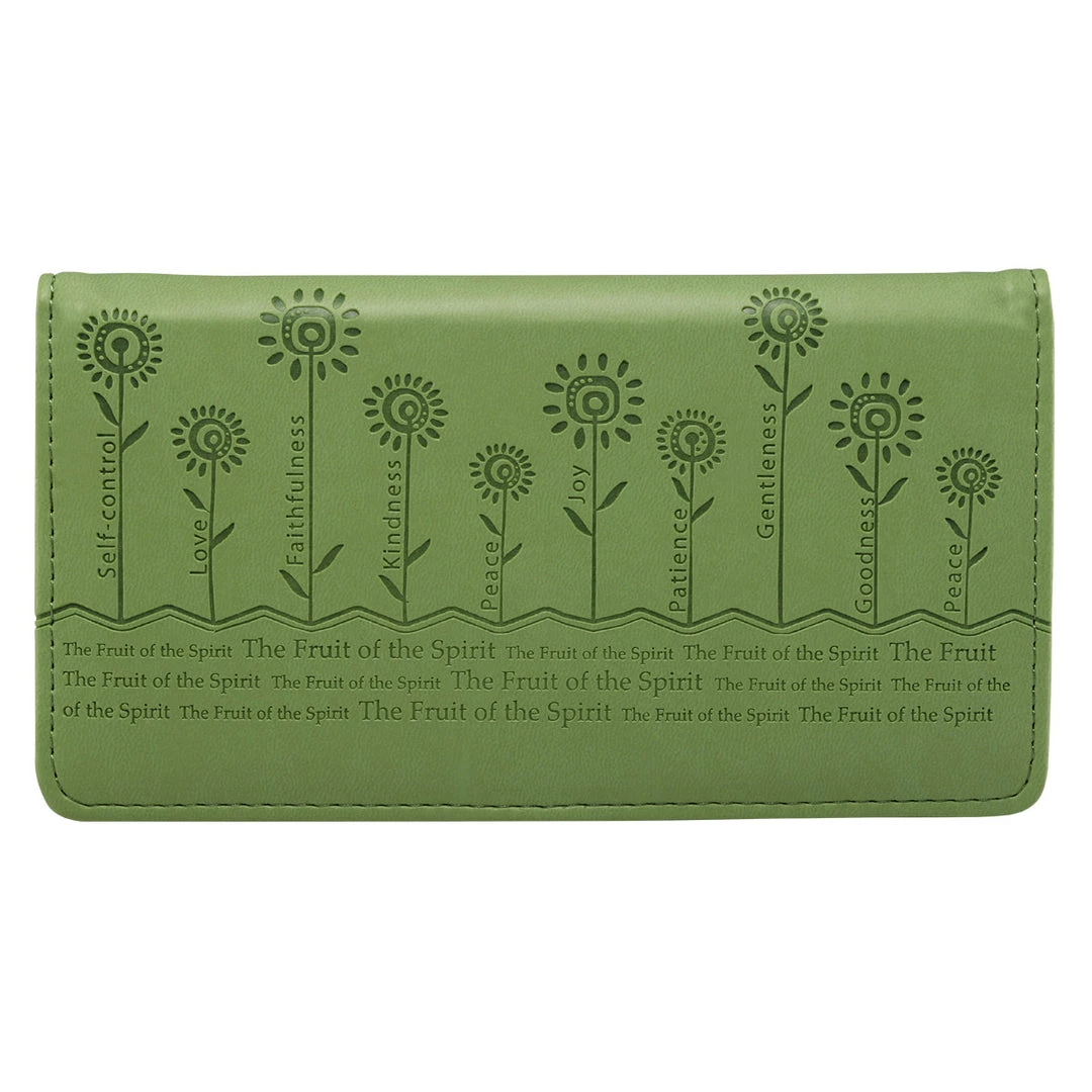 Christian Art Gifts Checkbook Cover - The Fruit Of The Spirit..... 1 Christian Art Gifts Checkbook Cover - The Fruit Of The Spirit.....