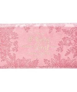 Christian Art Gifts Checkbook Cover - I Can Do All Things Through Christ ...