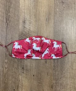 Viv And Lou Kids Facemask- Pink Unicorn