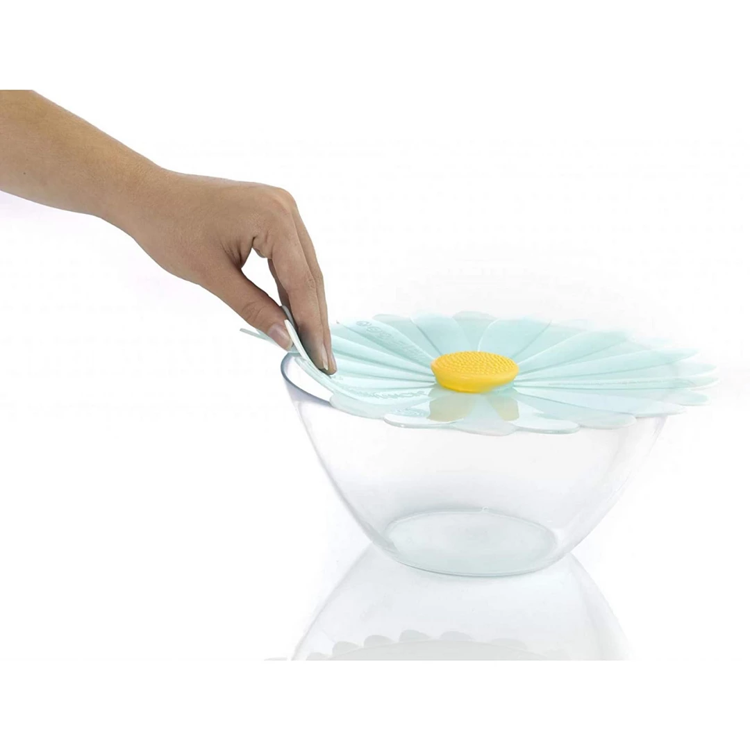 Kitchen & Home Charles Viancin - Daisy Lid - Aqua - Large (11") 2 Kitchen & Home Charles Viancin - Daisy Lid - Aqua - Large (11")