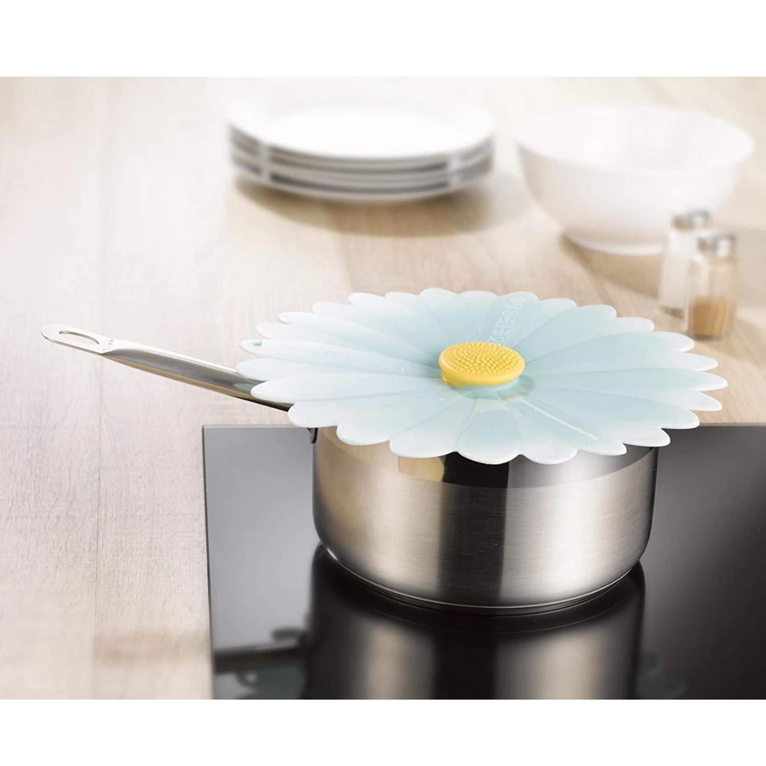 Kitchen & Home Charles Viancin - Daisy Lid - Aqua - Large (11") 3 Kitchen & Home Charles Viancin - Daisy Lid - Aqua - Large (11")