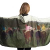 Apparel & Accessories RainCaper- Degas Racehorses At Longchamp Travel Cape