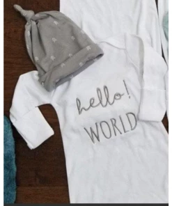 Love Bug Baby Gowns- Hello World