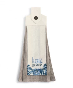 Demdaco - Button Loop Tea Towel - Home Happy Kitchen & Home