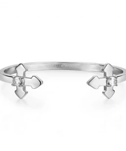 Natalie Wood Designs Natalie Wood - Believer Cross Cuff Bracelet New Arrivals