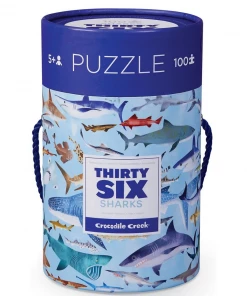 Crocodile Creek - Shark World 100 Piece Puzzle Baby