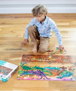 Crocodile Creek - Above + Below 48 Piece Dinosaur World Puzzle 8 Crocodile Creek - Above + Below 48 Piece Dinosaur World Puzzle