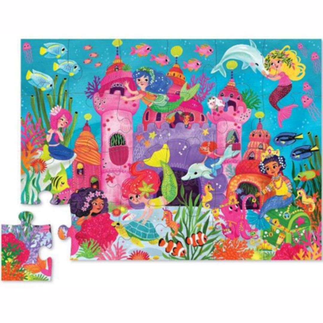 Baby Crocodile Creek - Mermaid Place 24 Piece Puzzle 2 Baby Crocodile Creek - Mermaid Place 24 Piece Puzzle