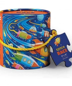 Crocodile Creek - Space Race 24 Piece Puzzle Baby