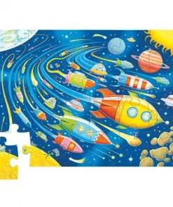 Crocodile Creek - Space Race 24 Piece Puzzle Baby