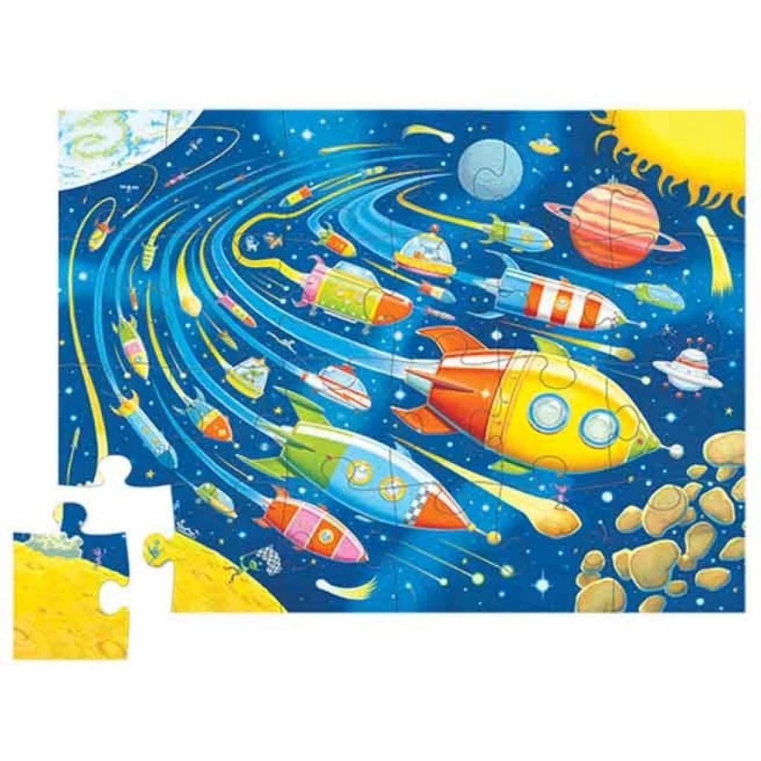 Crocodile Creek - Space Race 24 Piece Puzzle Baby 2 Crocodile Creek - Space Race 24 Piece Puzzle Baby