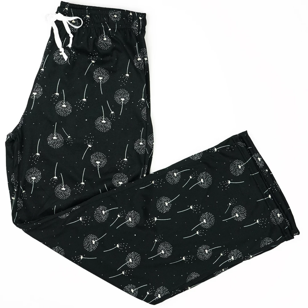 Hello Mello Lounge Wear Pants - White Dandelion 1 Hello Mello Lounge Wear Pants - White Dandelion