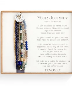 Demdaco Your Journey Prayer Bracelet- Indigo Inspirational