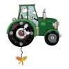 Gifts Allen Designs Green Tractor Time Pendulum Clock
