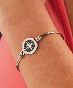 Luca+Danni- Compass Bangle Bracelet Inspirational