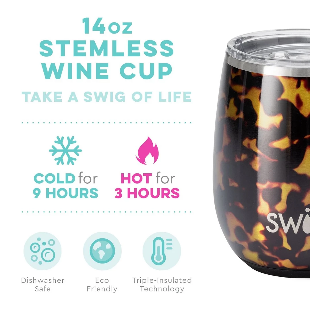 New Arrivals Swig Life- Stemless Cup - Lazy Daisy 2 New Arrivals Swig Life- Stemless Cup - Lazy Daisy
