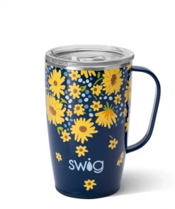 New Arrivals Swig Life- Travel Mug - Lazy Daisy