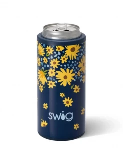 Swig Life Skinny Can Cooler- Lazy Daisy New Arrivals