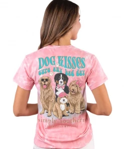 Simply Southern - Dog Kisses Cure Any Bad Day - Short Sleeve New Arrivals