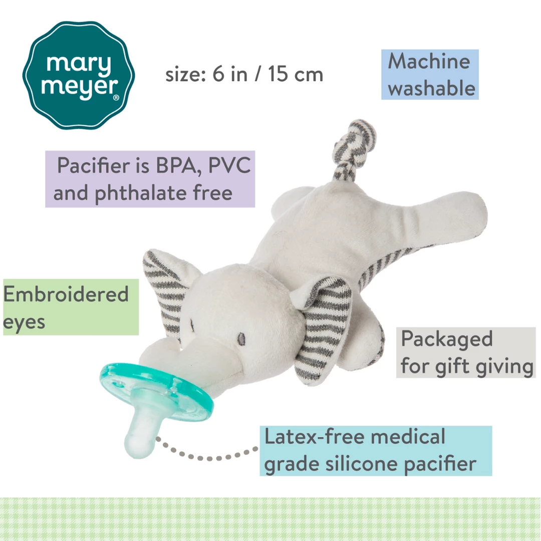 Baby WubbaNub Pacifier-Elephant 2 Baby WubbaNub Pacifier-Elephant