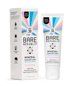 Bare Republic - Mineral Sunscreen Lotion - Tinted Face