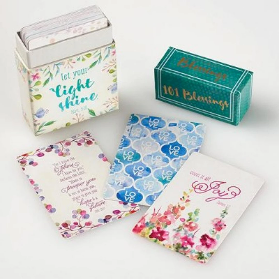 Christian Art Gifts - 101 Blessings, Let Your Light Shine Cards 2 Christian Art Gifts - 101 Blessings, Let Your Light Shine Cards