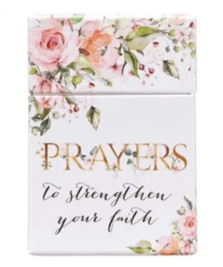 New Arrivals Christian Art Gifts - Prayers To Strengthen Your Faith, Box Of Blessings Cards