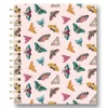 Studio Oh! - Tabbed Spiral Notebook - Floral Moth Books