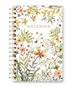Studio Oh! - Medium Spiral Notebook - Wildflowers