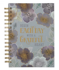 Christian Art Gifts - Journal - Begin Each Day With A Grateful Heart