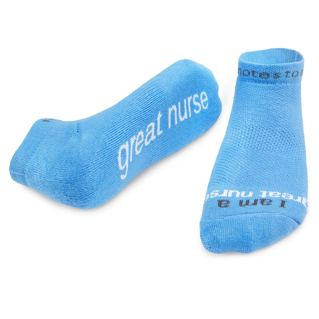 Apparel & Accessories Notes To Self Socks- I Am A Great Nurse 1 Apparel & Accessories Notes To Self Socks- I Am A Great Nurse