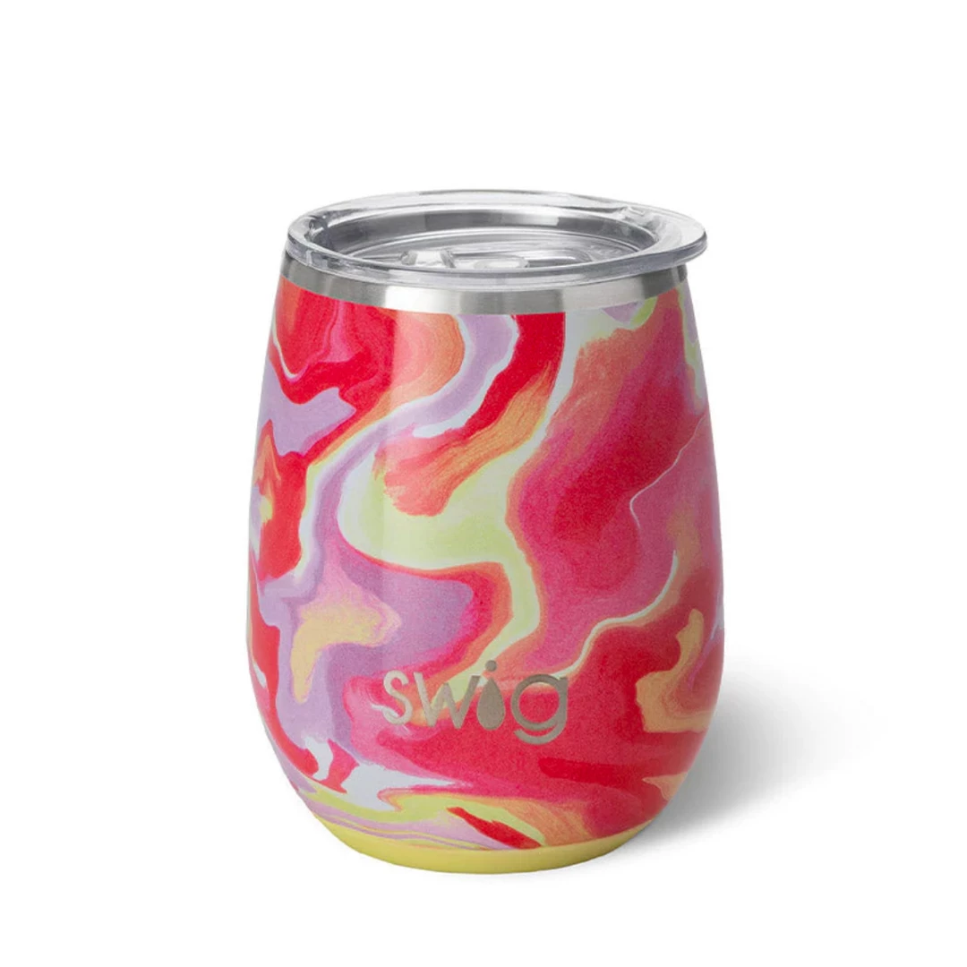 Swig Life- Stemless Cup - Pink Lemonade 1 Swig Life- Stemless Cup - Pink Lemonade