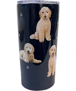 Serengeti Dog Tumbler - Goldendoodle