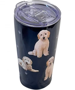 Serengeti Dog Tumbler - Goldendoodle