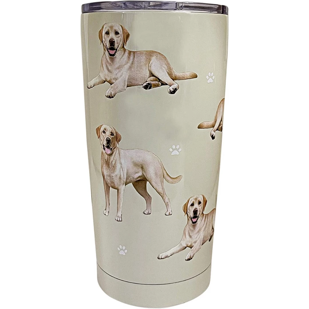 Serengeti Dog Tumbler - Yellow Labrador 1 Serengeti Dog Tumbler - Yellow Labrador