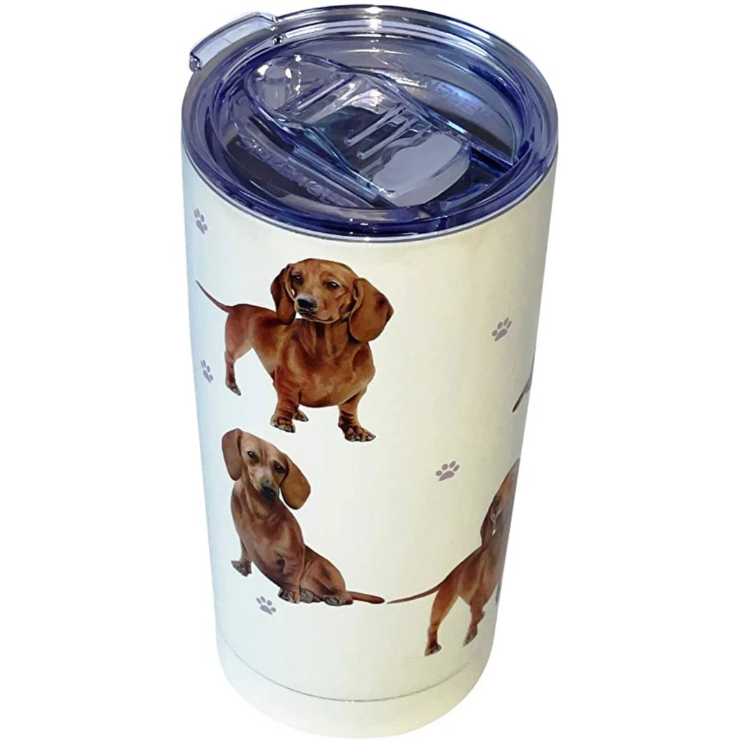 Serengeti Dog Tumbler - Red Dachshund 2 Serengeti Dog Tumbler - Red Dachshund