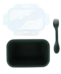 Krumbs Kitchen - Silicone Lunch Container - Black