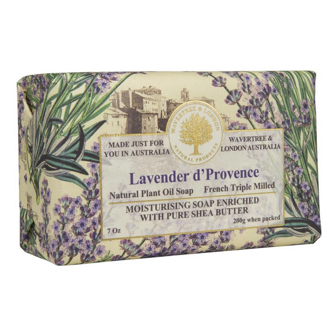 Wavertree & London Lavender D'Provence Bar Soap Bath & Body 1 Wavertree & London Lavender D'Provence Bar Soap Bath & Body
