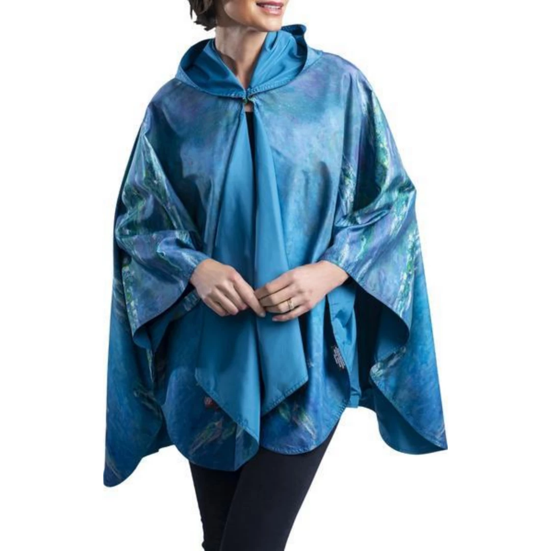 RainCaper- Water Lilies Travel Cape 2 RainCaper- Water Lilies Travel Cape