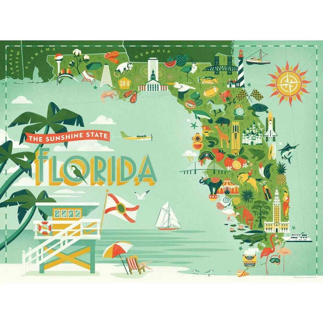 True South Florida Puzzle Gifts 2 True South Florida Puzzle Gifts