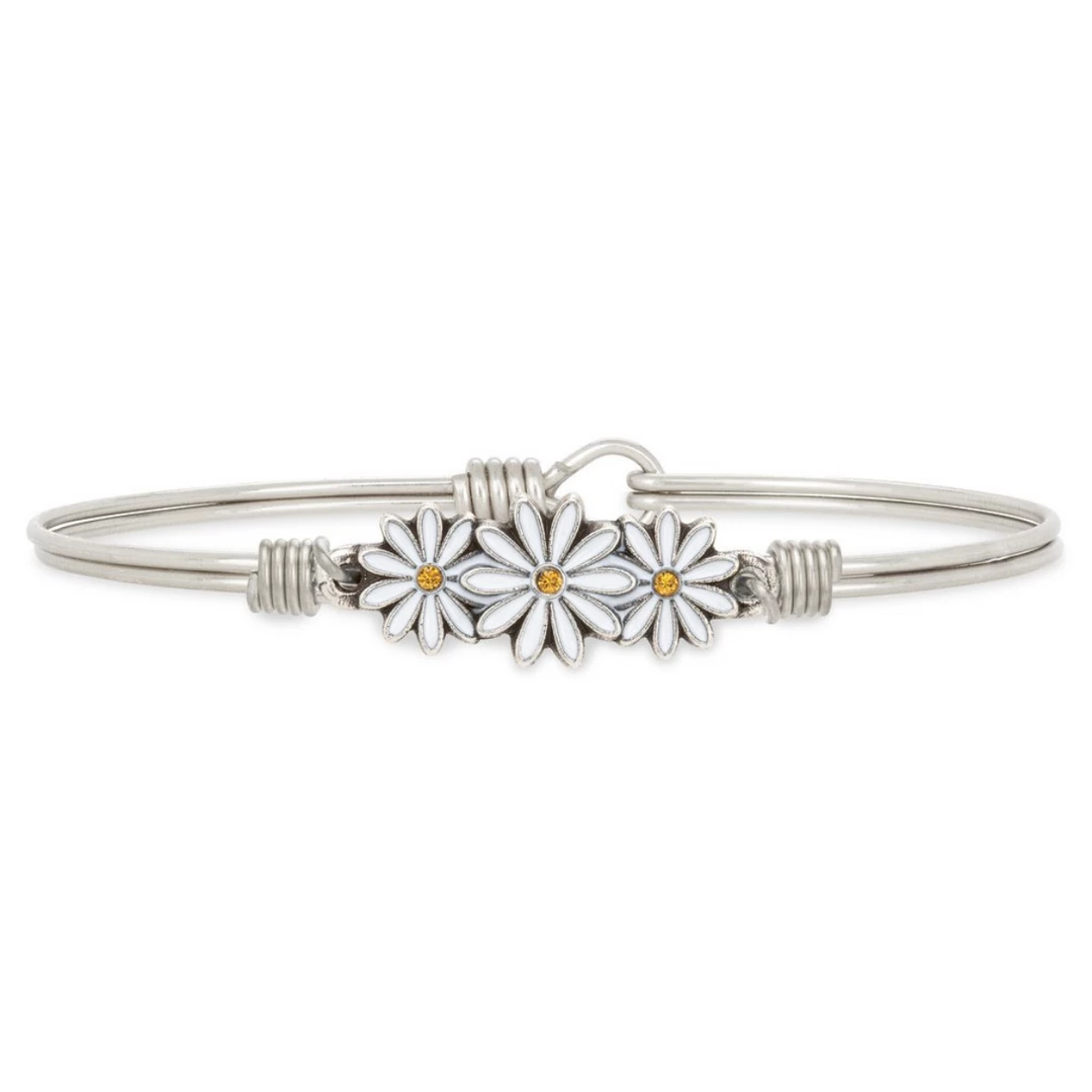 Luca+Danni- Daisy Bangle Bracelet Inspirational 3 Luca+Danni- Daisy Bangle Bracelet Inspirational