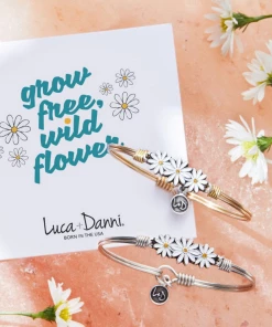Luca+Danni- Daisy Bangle Bracelet Inspirational
