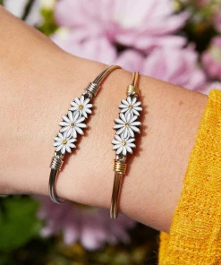 Luca+Danni- Daisy Bangle Bracelet Inspirational 7 Luca+Danni- Daisy Bangle Bracelet Inspirational