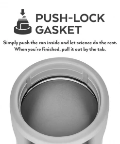 Drinkware Brumate Slim Can Holder- Onyx Leopard