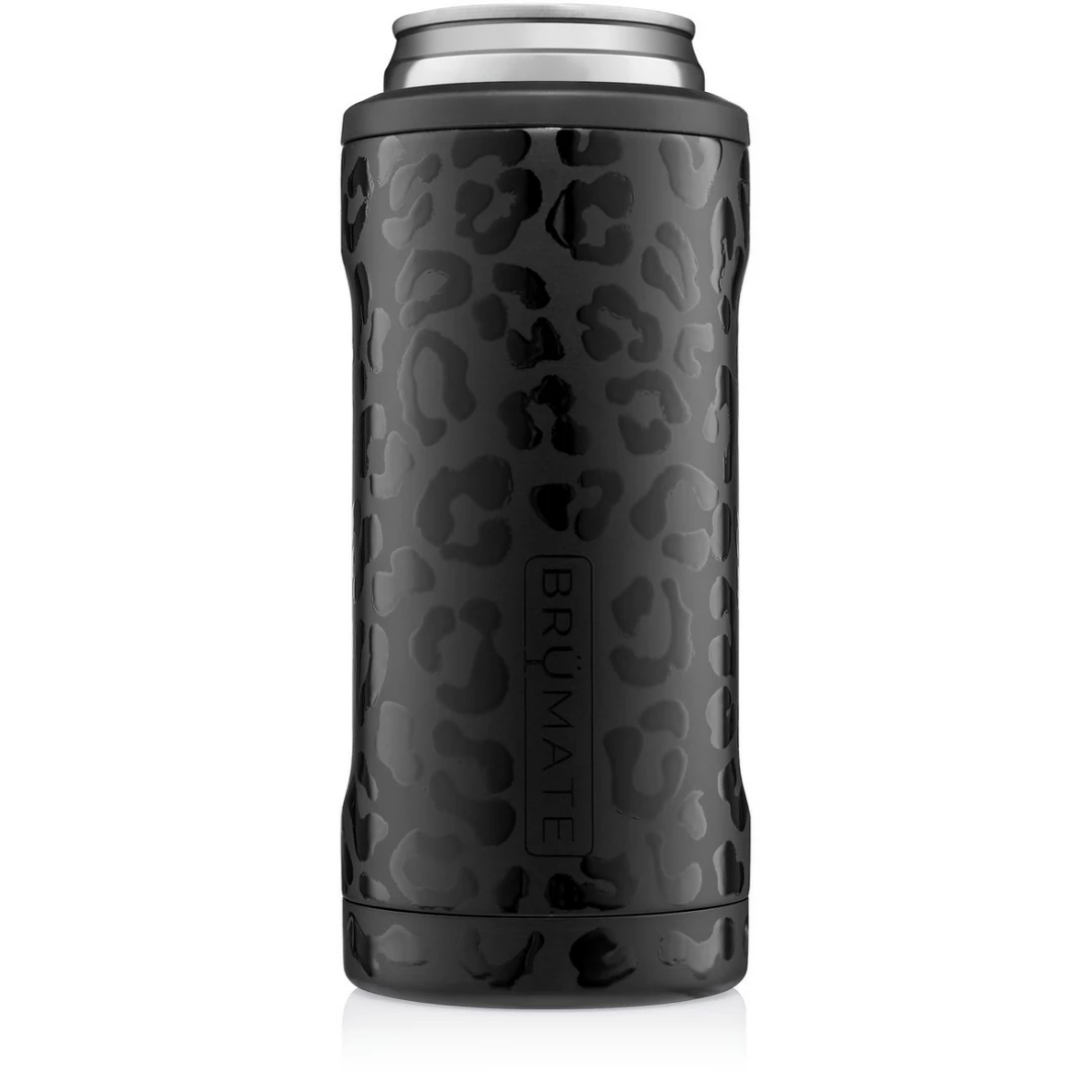 Drinkware Brumate Slim Can Holder- Onyx Leopard 1 Drinkware Brumate Slim Can Holder- Onyx Leopard