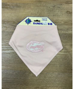 Creative Knitwear Baby Bandana Bib - UF Gators - Pink